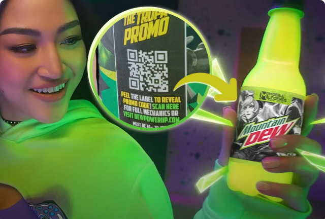 Mountain Dew QR code campaign