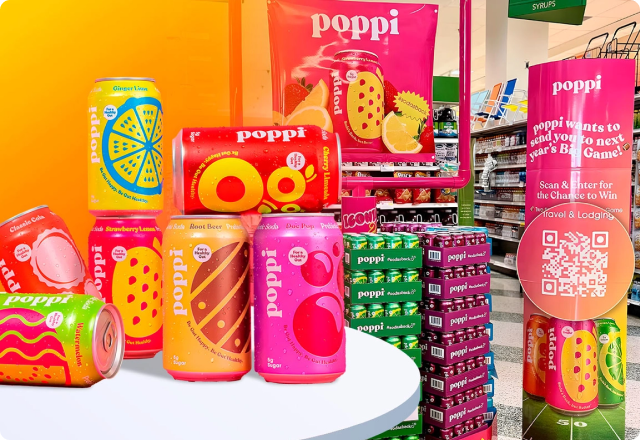 Poppi QR code campaign