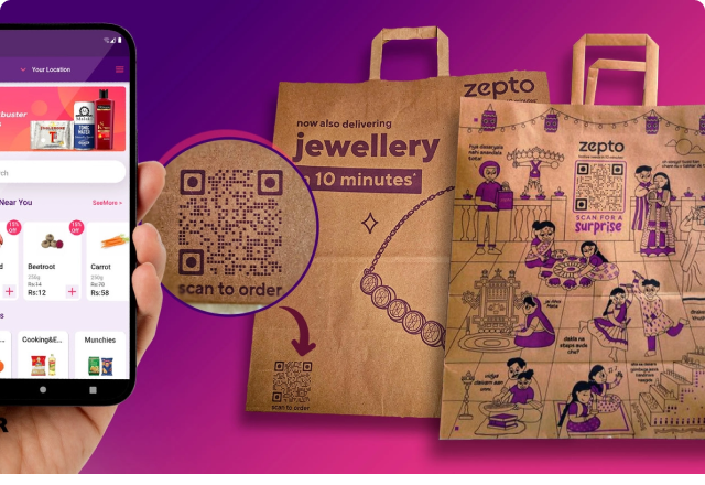 Zepto QR code campaign