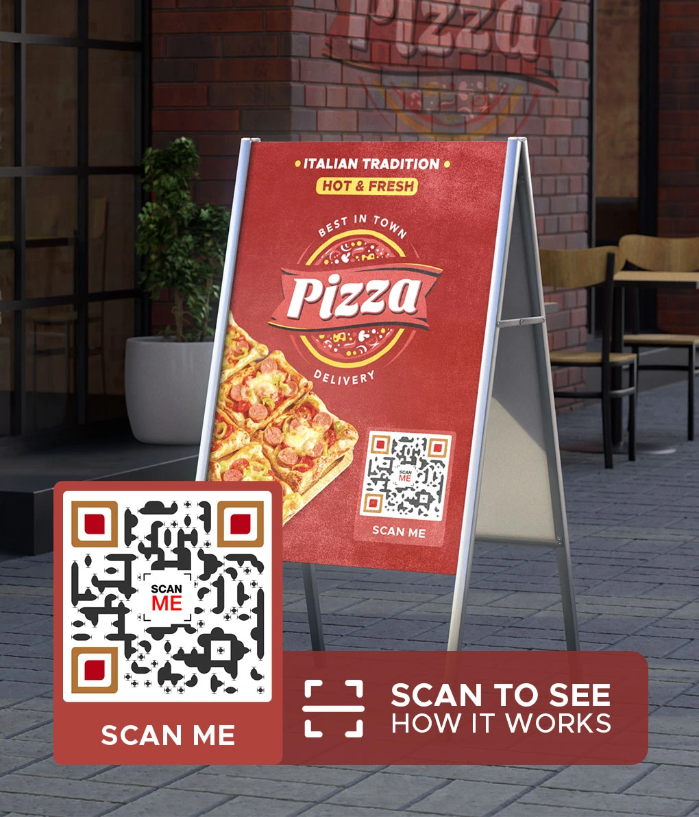 Multiple URL QR code